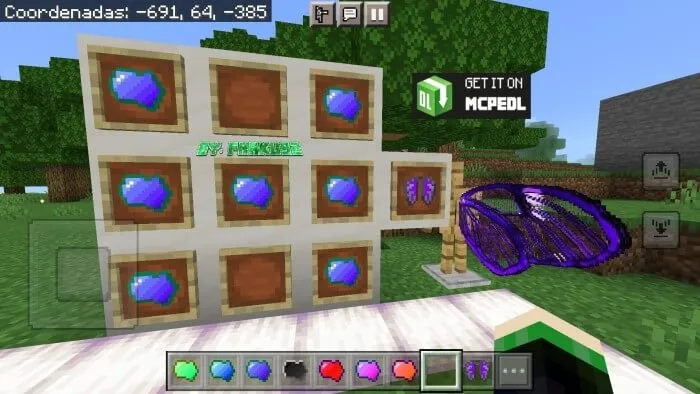 Крылья синих бабочек