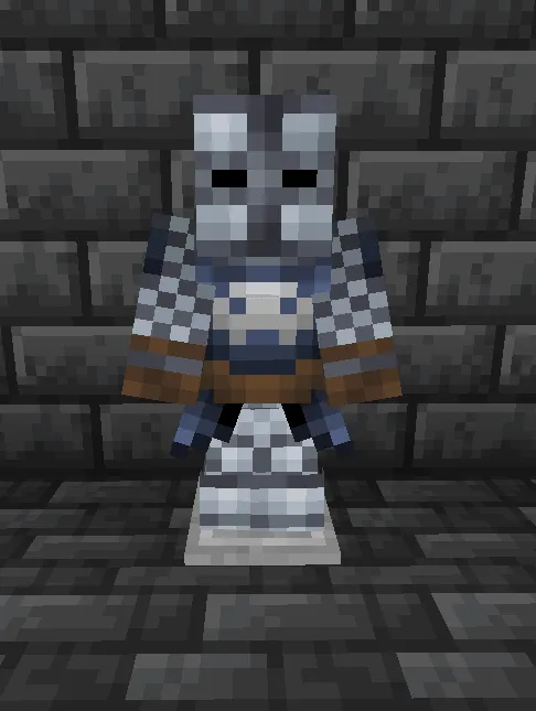 Узор черепа на броне