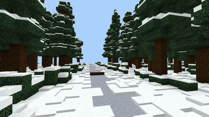 Лес в Сноудин из Undertale