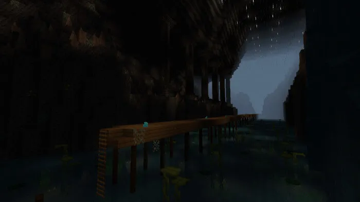 Деревянная переправа