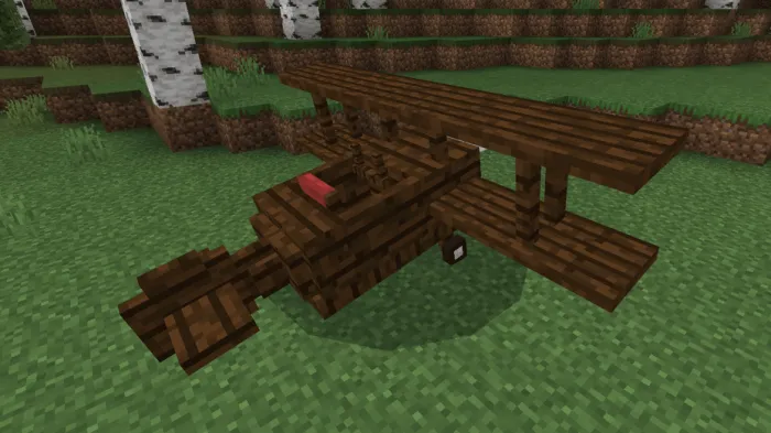 Самолет темного дуба