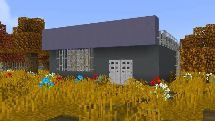 Дом с решетками