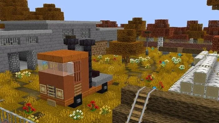 Грузовик и депо