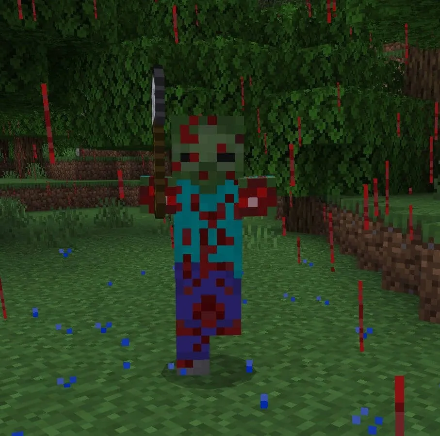 Окровавленный зомби