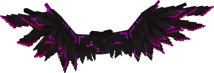 Черно синие крылья