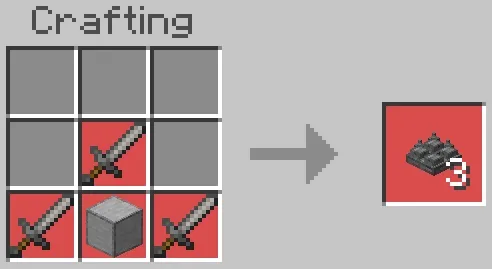 Крафт каменных шипов