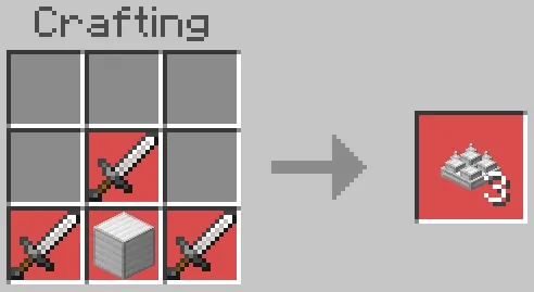 Крафт железных шипов