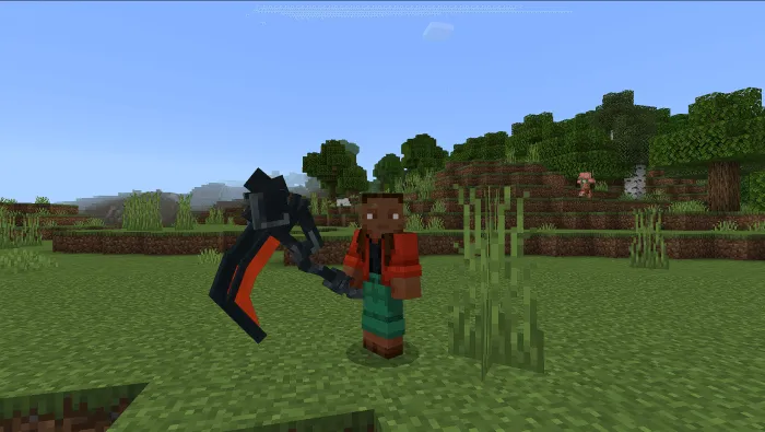 Игрок с косой в руках