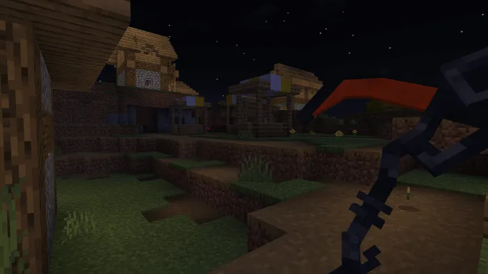 Вид косы от первого лица