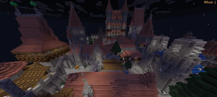 Вид заброшенной деревни внутри