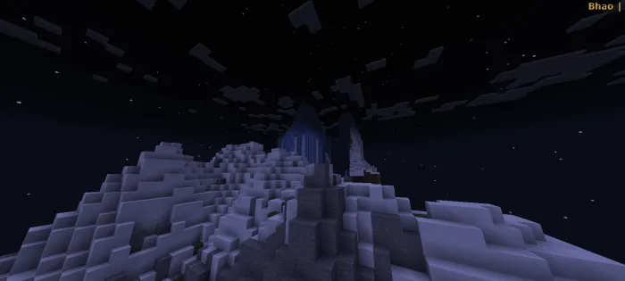 Вид горы и деревни