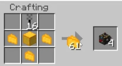 Крафт блока биггги чиз