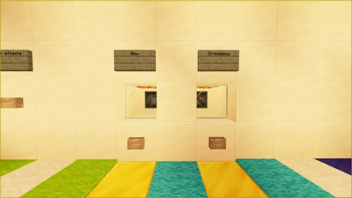 Кнопки для входа в арену