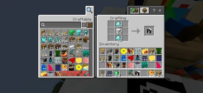 Крафт шляпы помощника из алмазов