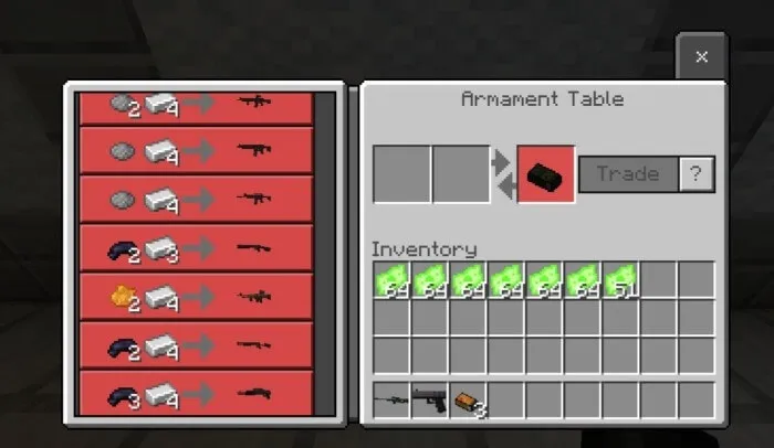 Создание оружия