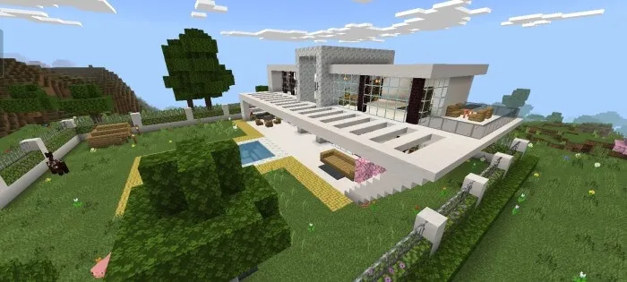 Задний двор дома