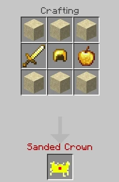 Крафт песочной короны