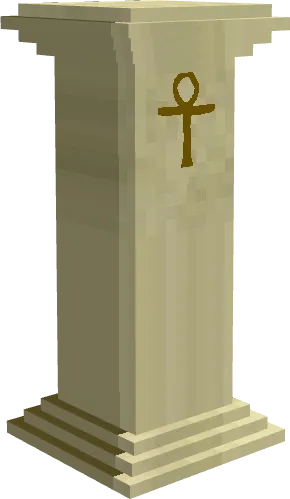 Вид столба нежити