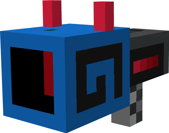 Синяя эндермен пушка