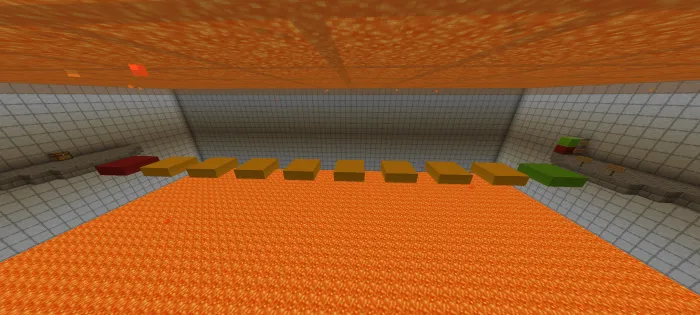 Паркур над лавой