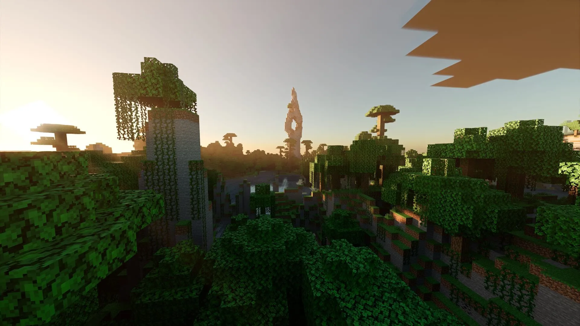 Столбы в джунглях