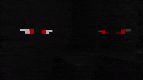 Анимация глаз в темноте