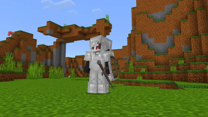 Железный палаш спереди