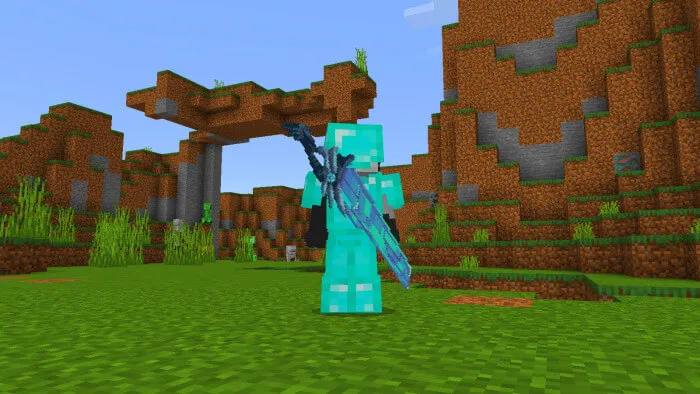 Большой меч лазурный