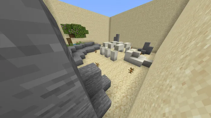 пустыня с оазисом