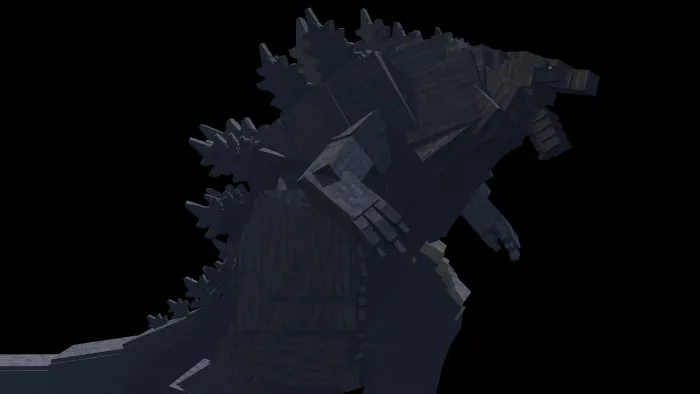 Высота годзилллы 250 блоков