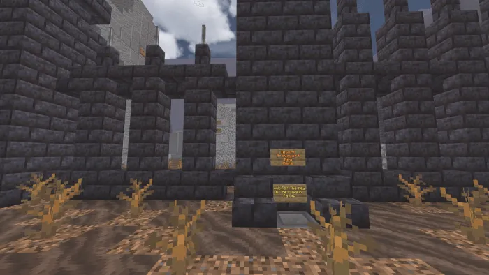 Забор замка