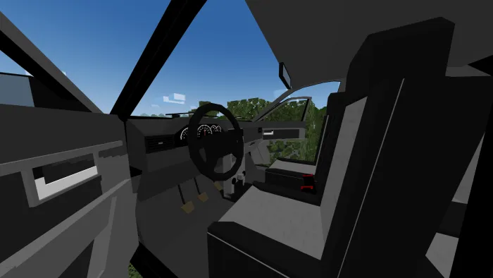 Вид сидений и салона приоры