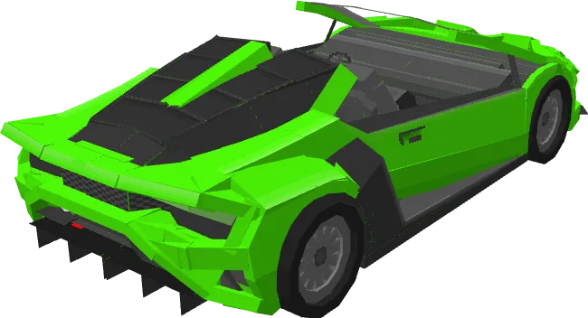 Вид ламборгини сзади