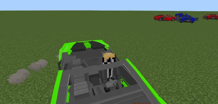 Игрок за рулем зеленого ламборгини