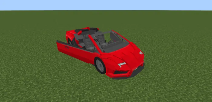 Красный ламборгини в игре