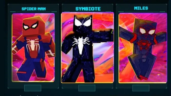 Человек паук, Веном и Майелз