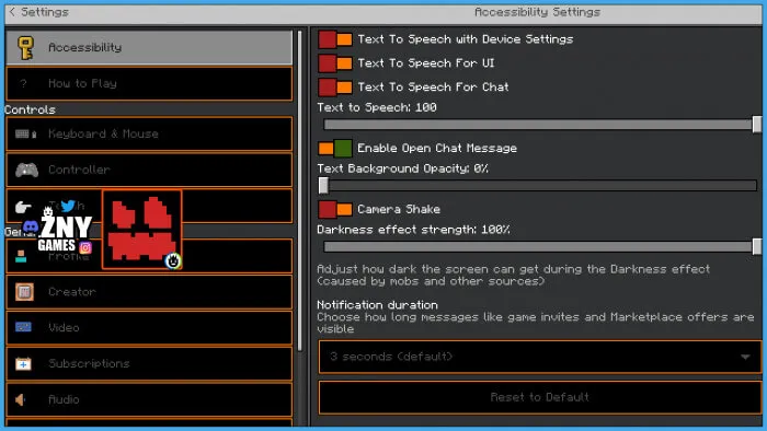 Дизайн настроек