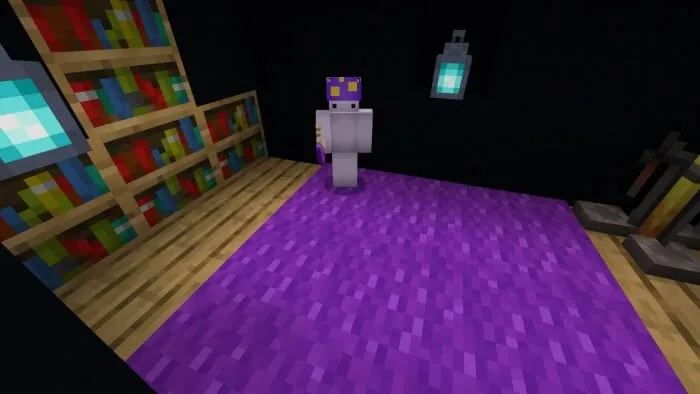 Фиолетовый грибной человечек