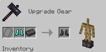 Крафт незеритовых ботинок