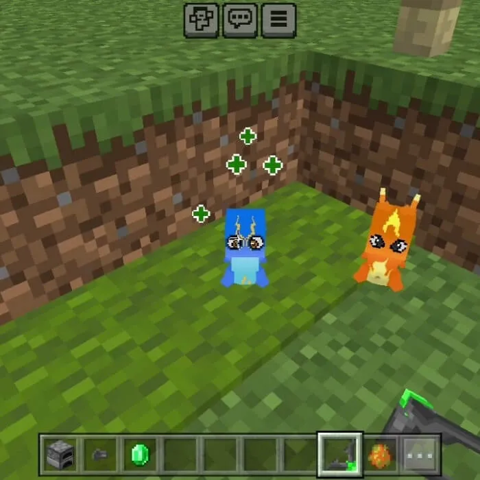 команда слизням следовать за игроком