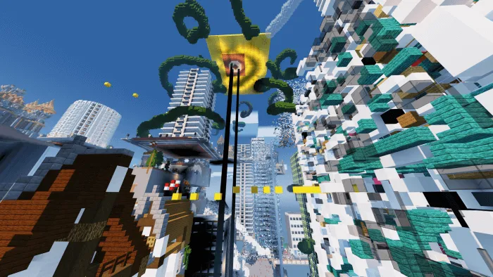 Множество небоскребов