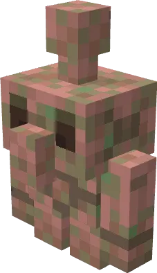 Подвергнутый  медный голем