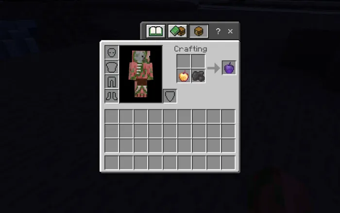 Крафт зачарованного яблока из незерита