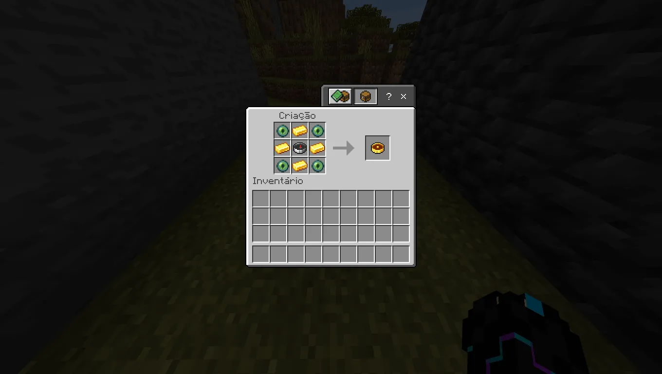 Крафт золотого компаса