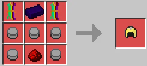 Крафт шлема шахтера