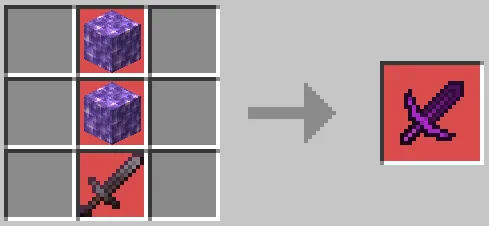 Крафт аметистового меча