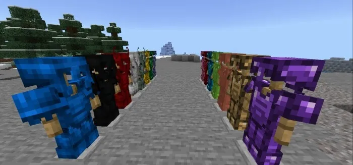 Вся броня дополнения