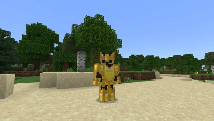 Золотая королевская броня