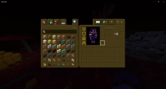 Интерфейс инвентаря