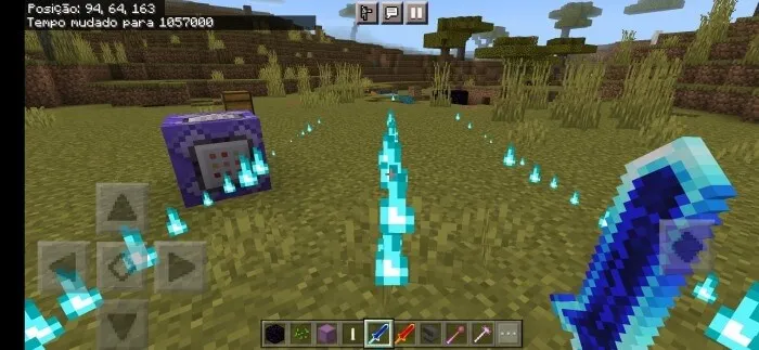 Магматический меч синего огня